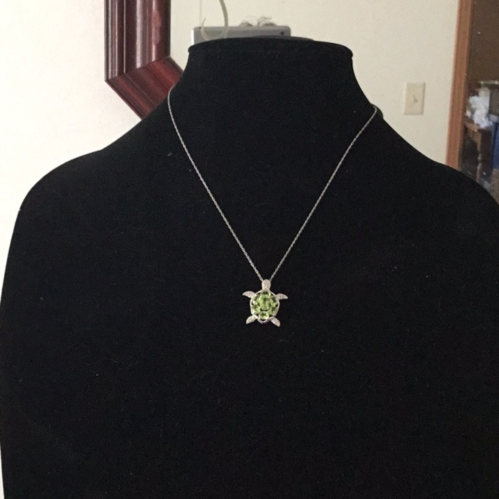 JC Penny Sterling Silver Turtle Pendant